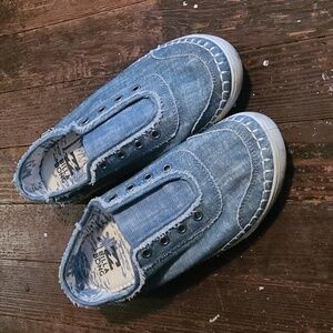 BlllaBong Denim Blue Casual Slip-Ons